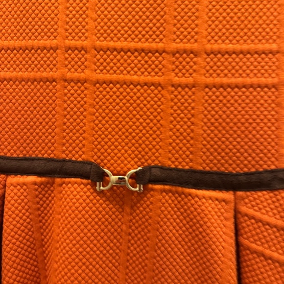 JANIE AND JACK GIRLS QUILTED PUFF SLEEVE JACQUARD DRESS SIZE 12 - Picture 2 of 4